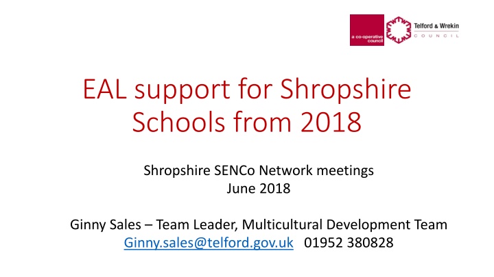 eal support for shropshire schools from 2018