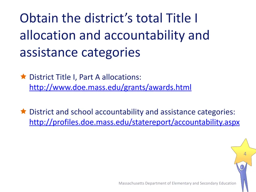 obtain the district s total title i allocation