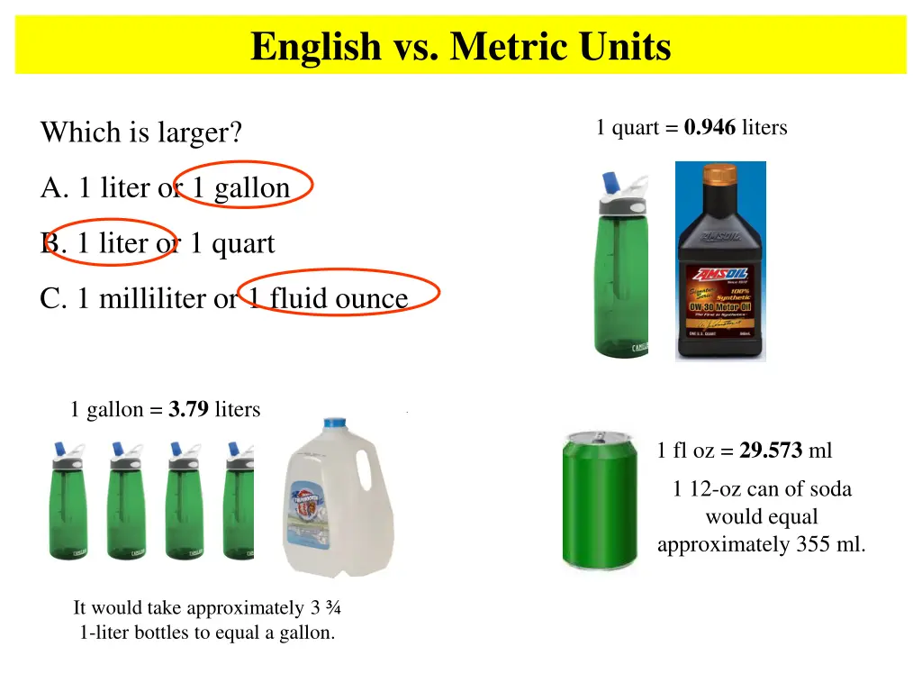 english vs metric units