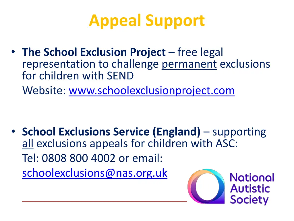 appeal support