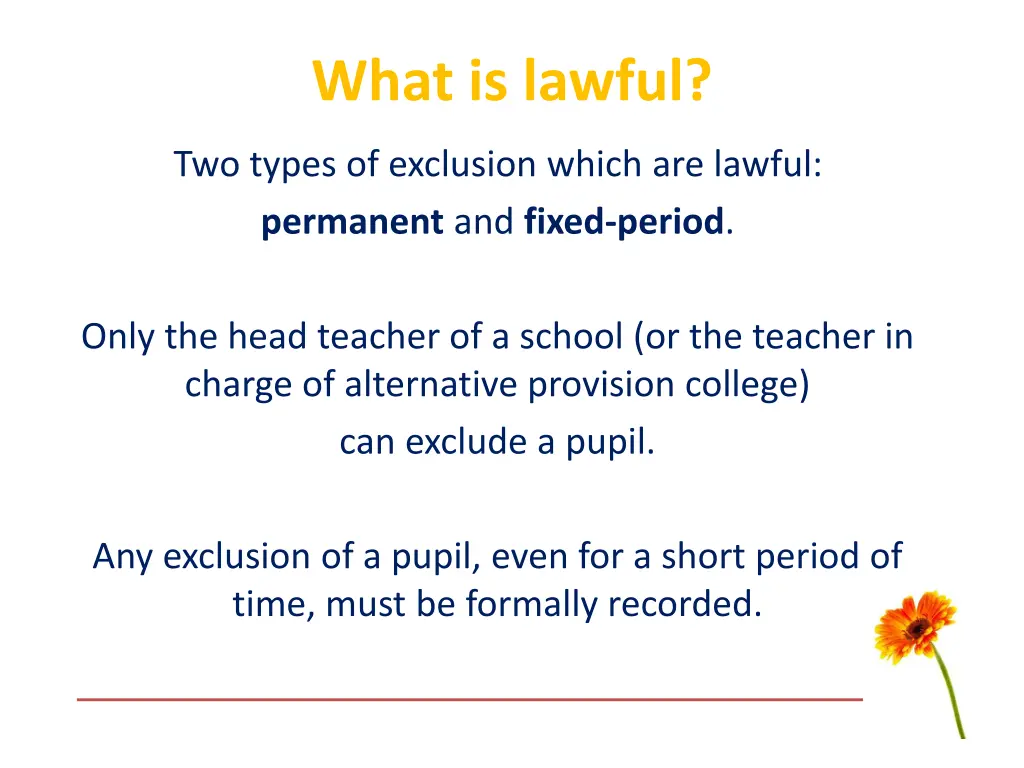 what is lawful