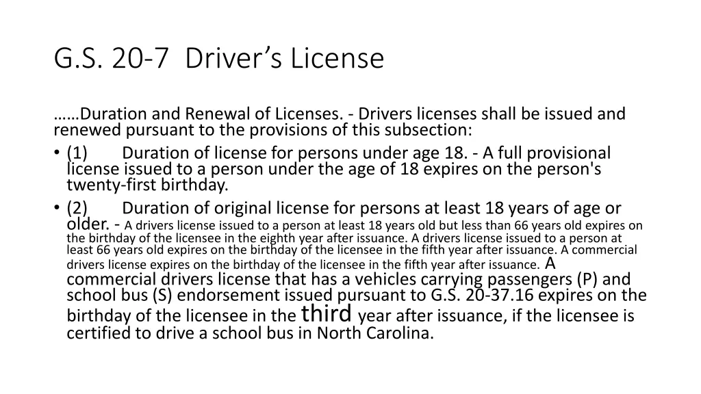 g s 20 7 driver s license