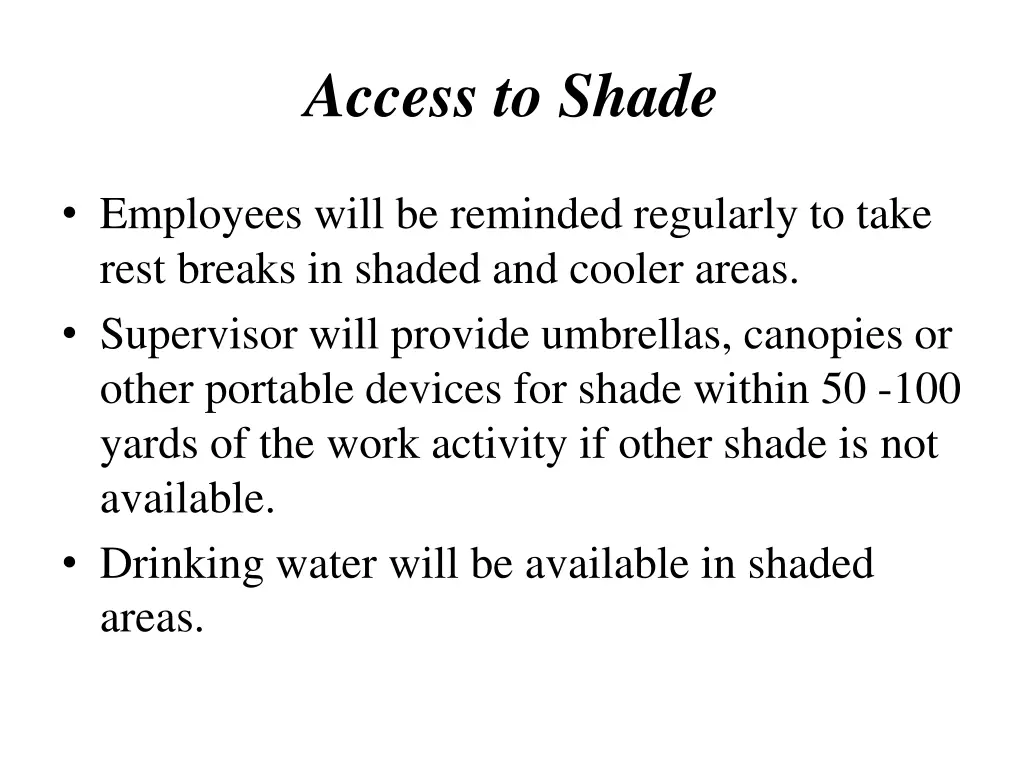 access to shade 3