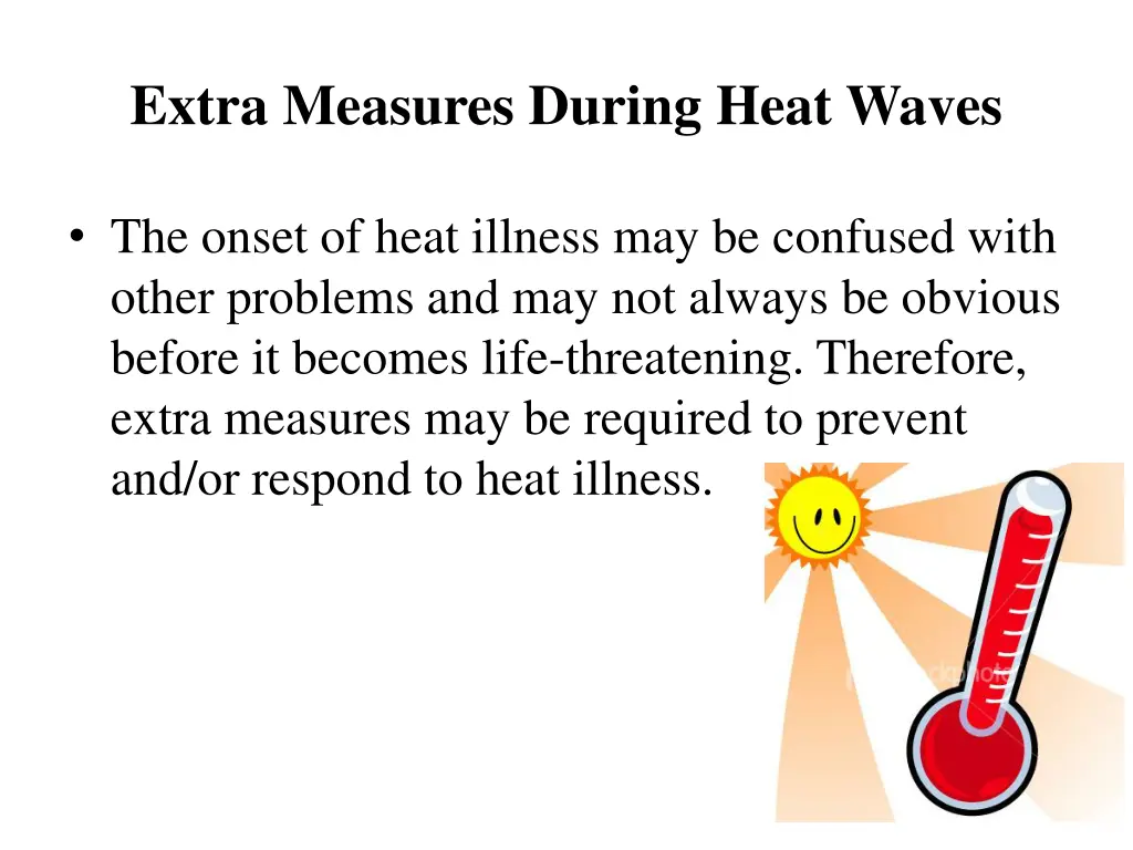 extra measures during heat waves 1