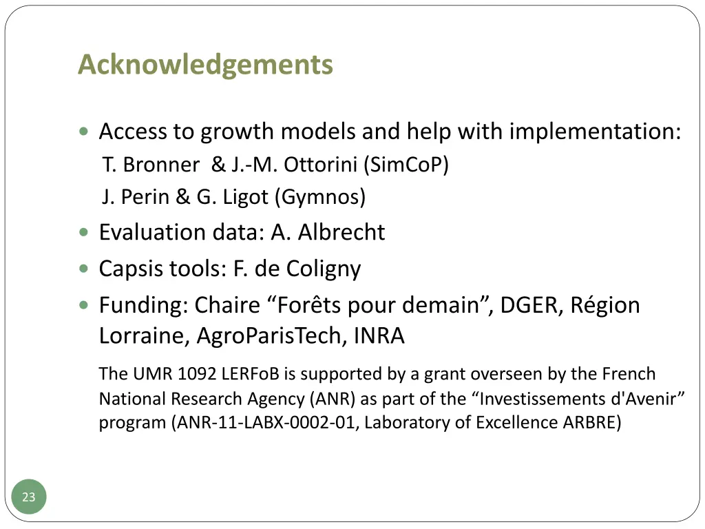 acknowledgements