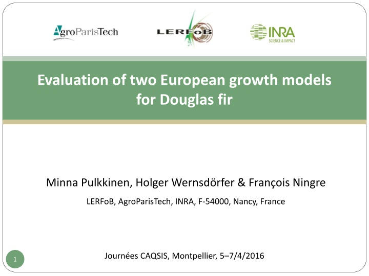 evaluation of two european growth models