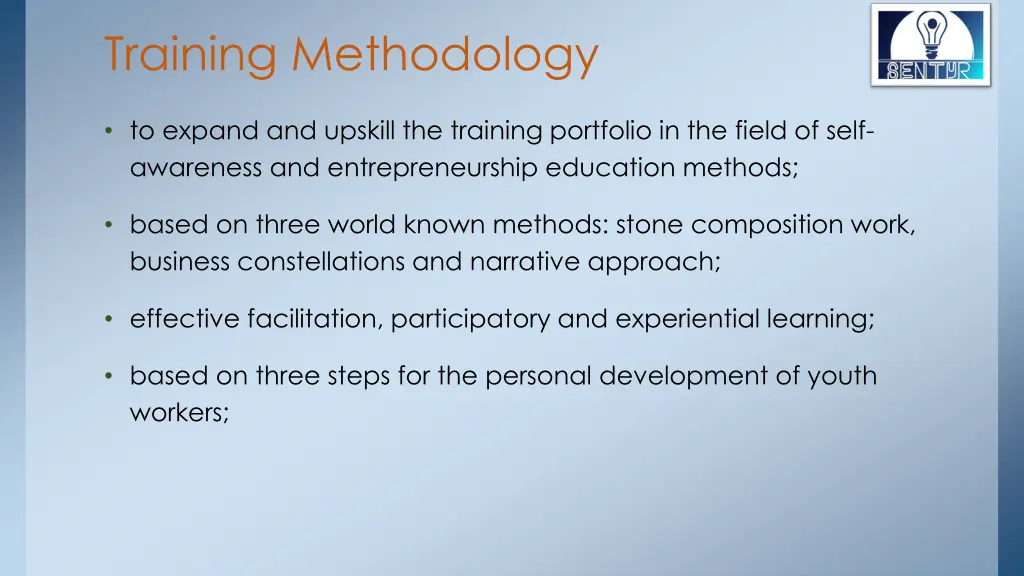 training methodology