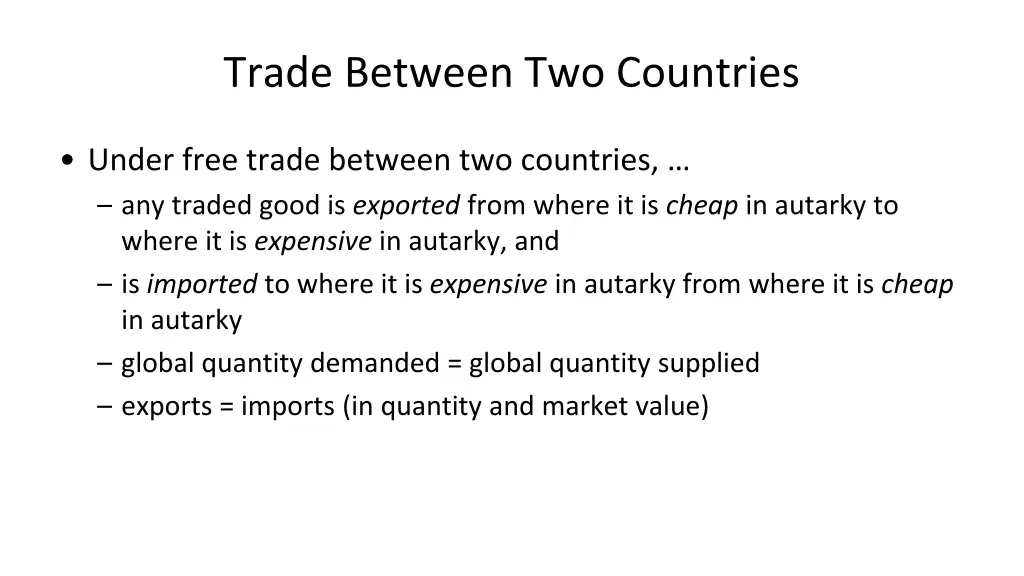 trade between two countries 2