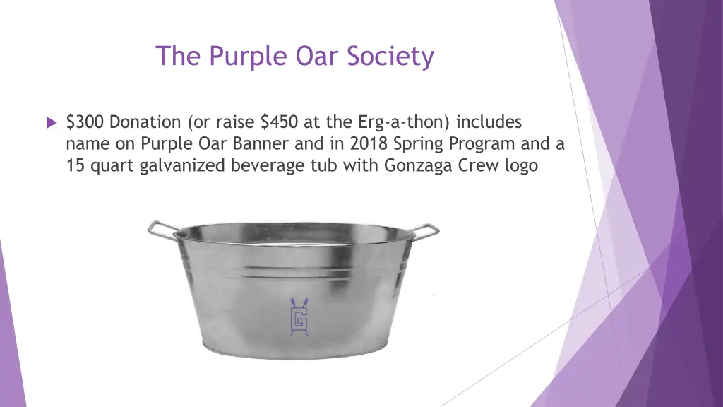 the purple oar society