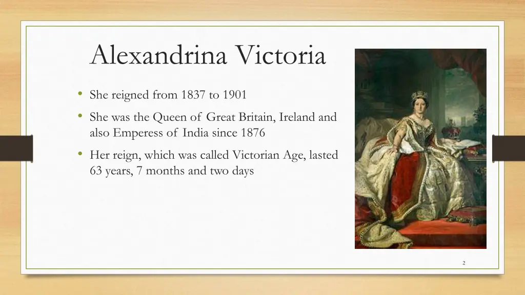 alexandrina victoria