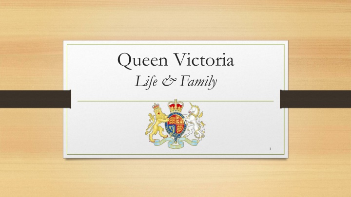 queen victoria life family