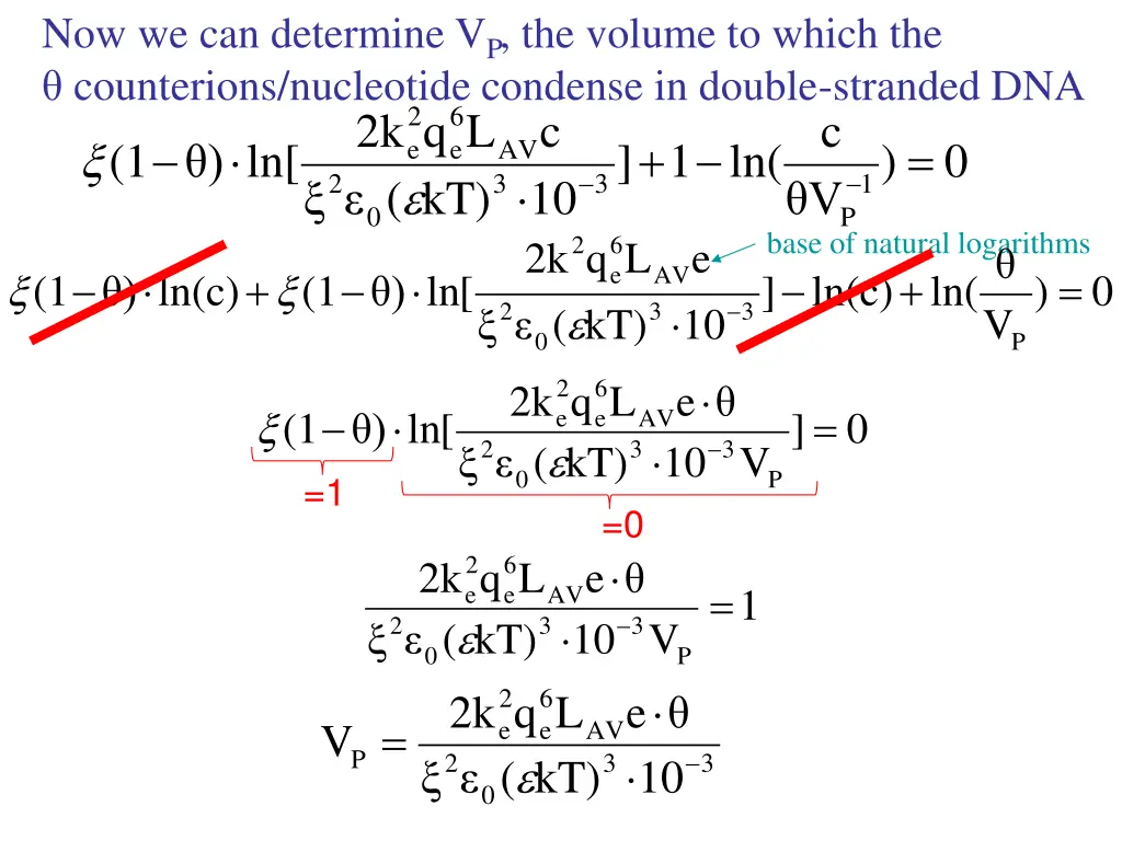 now we can determine v p the volume to which