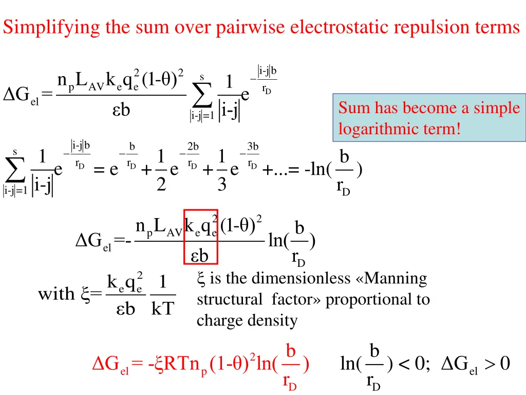 simplifying the sum over pairwise electrostatic 2