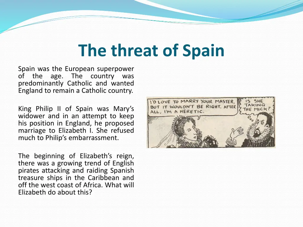 the threat of spain