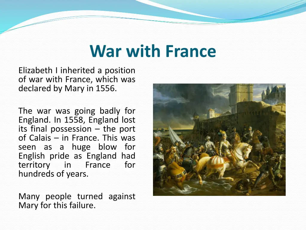 war with france