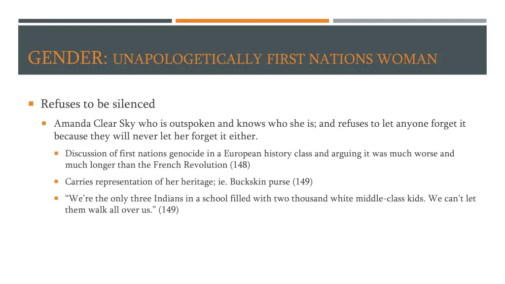 gender unapologetically first nations woman