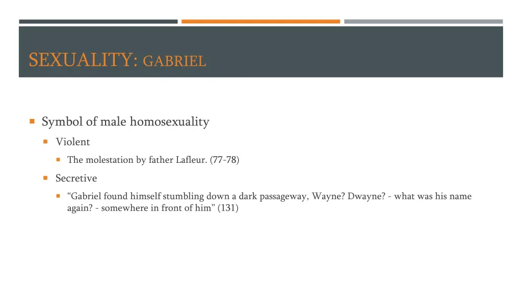 sexuality gabriel