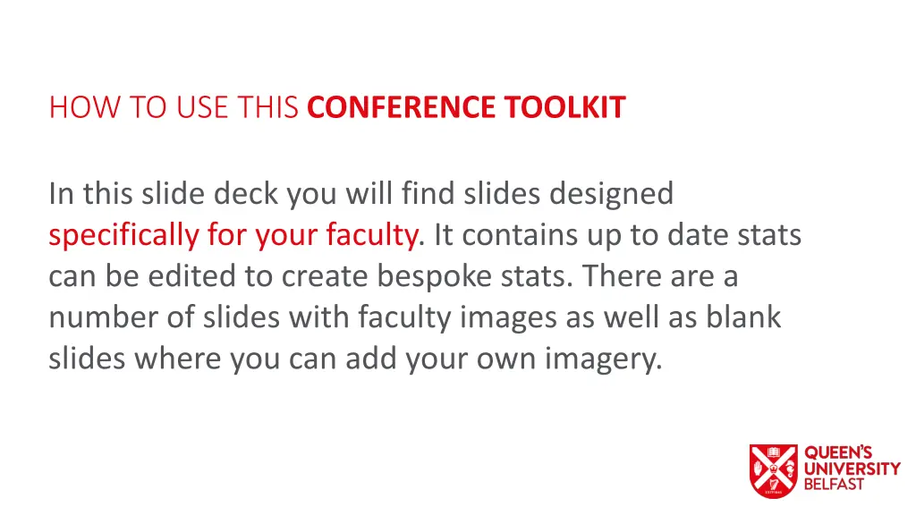 how to use this conference toolkit