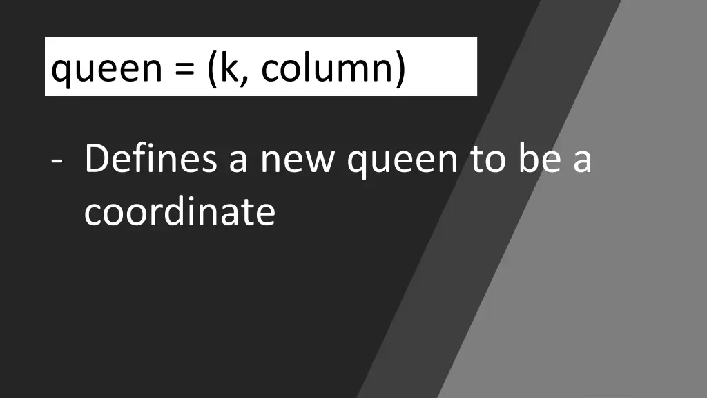 queen k column