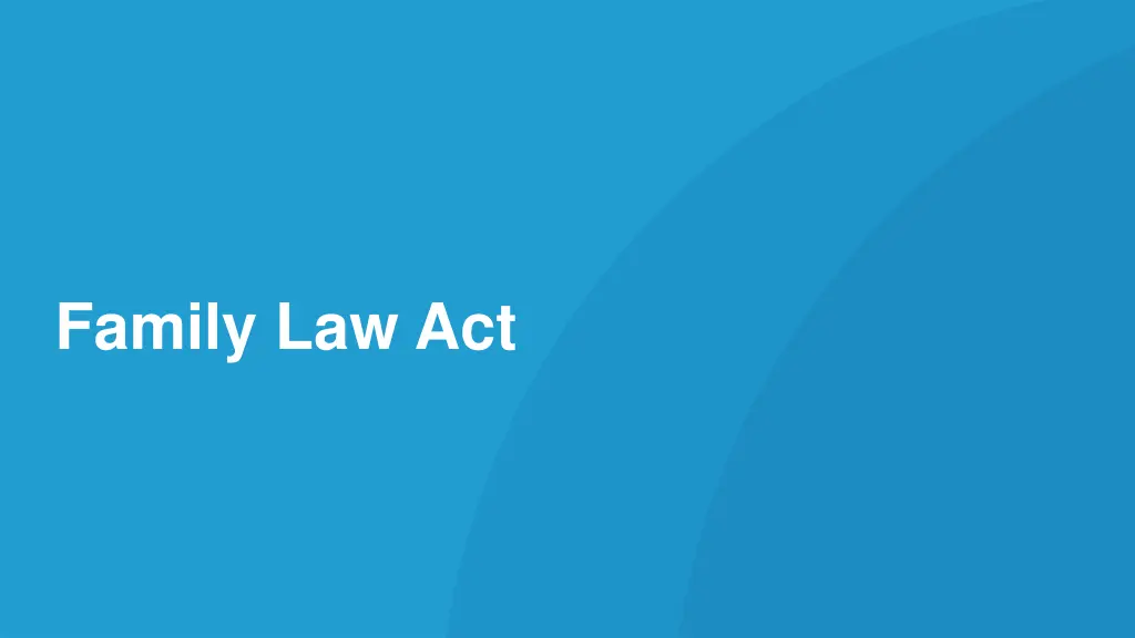 family law act