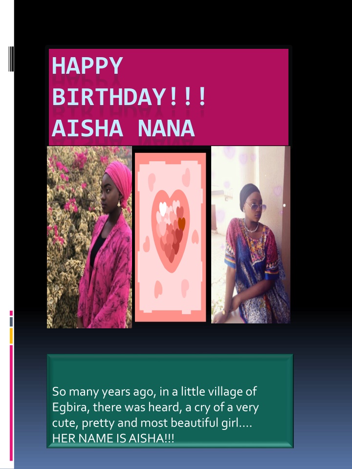 happy birthday aisha nana