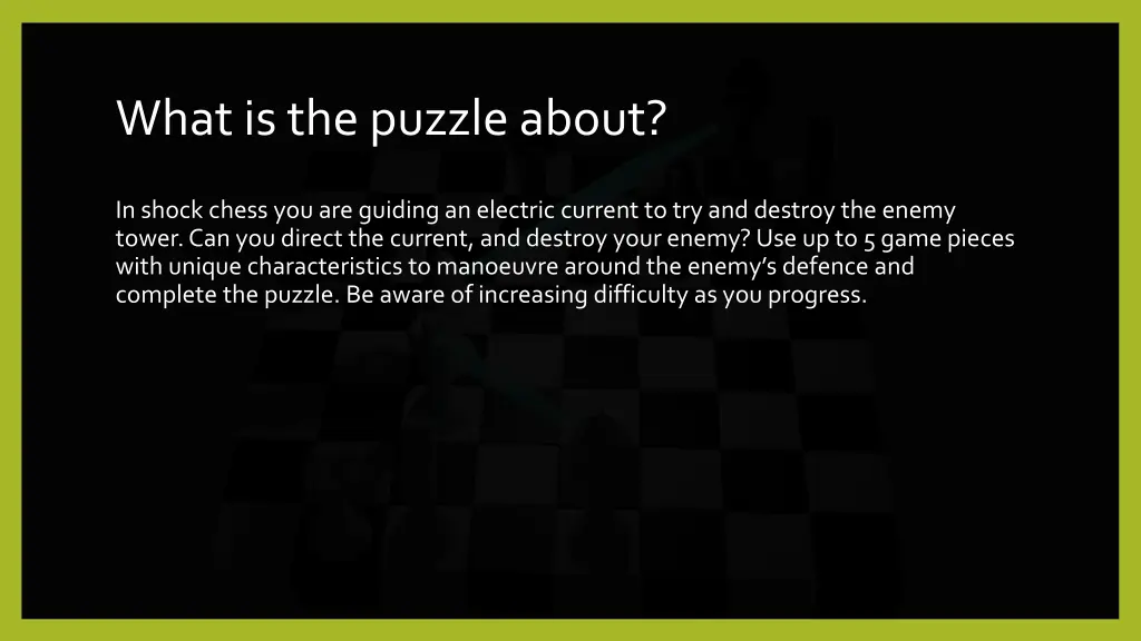 what is the puzzle about