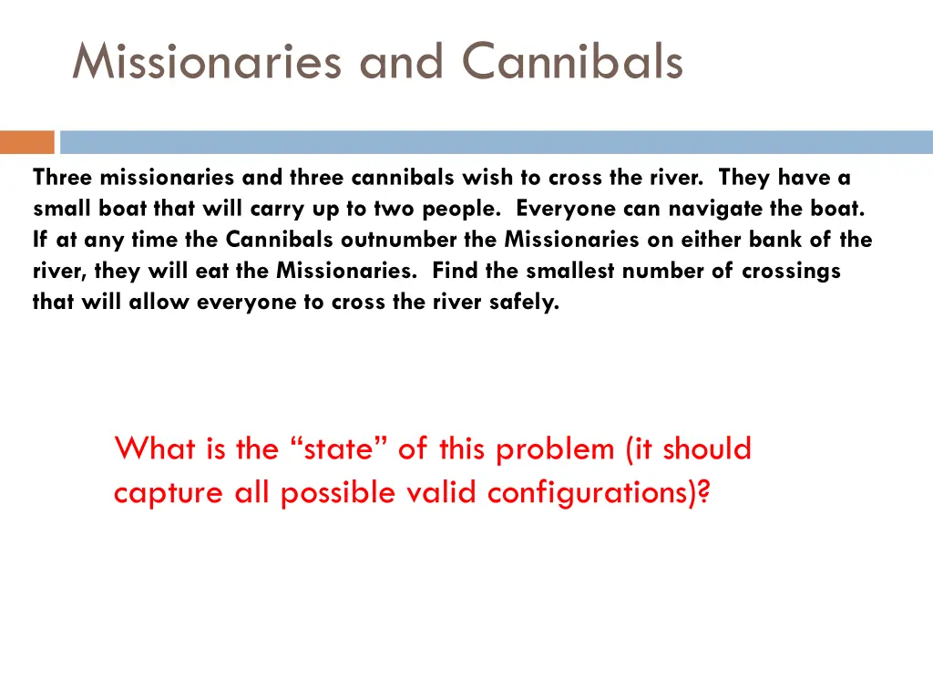 missionaries and cannibals