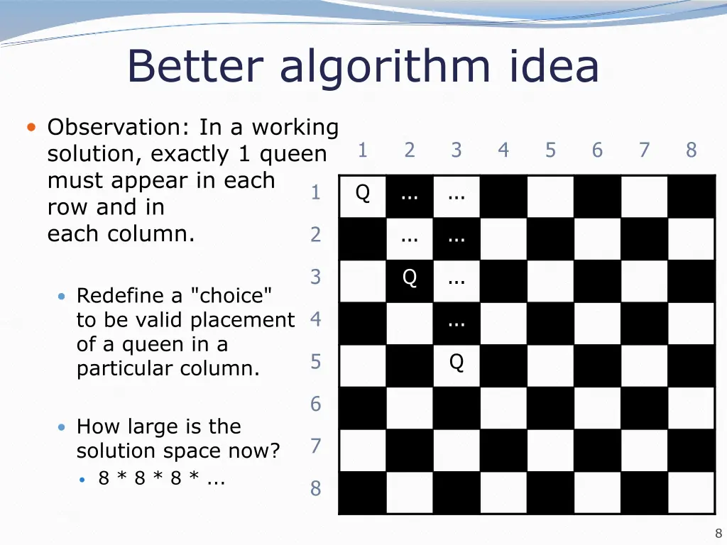 better algorithm idea