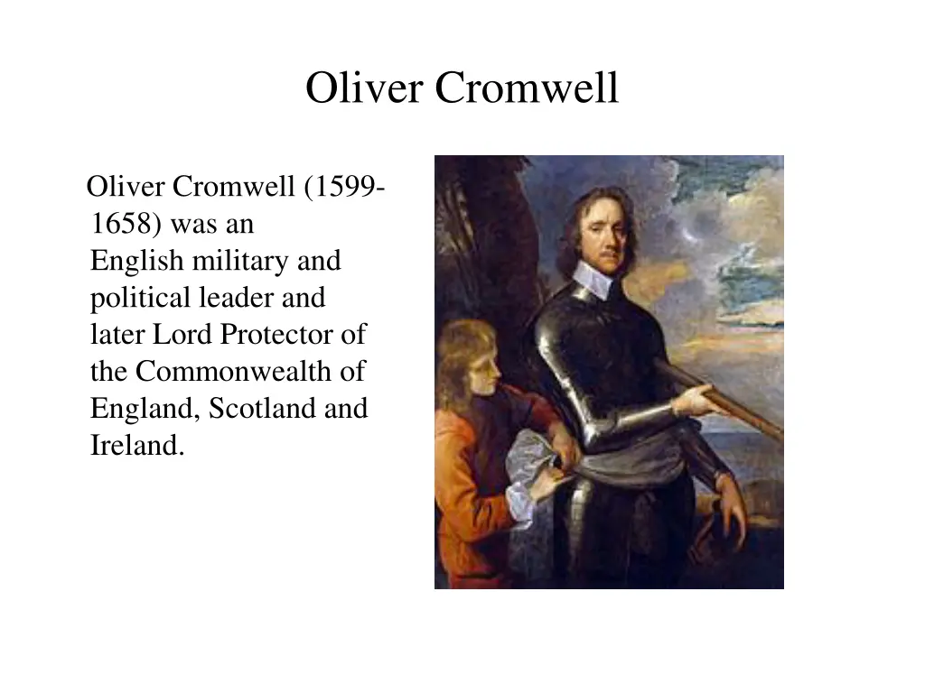 oliver cromwell