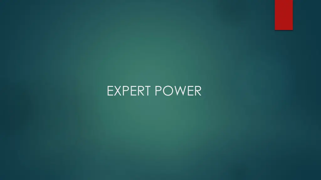 expert power