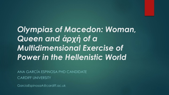 olympias of macedon woman queen