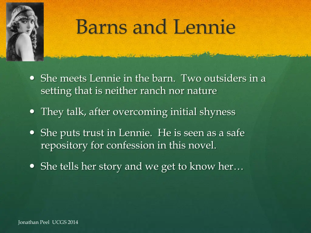 barns and lennie