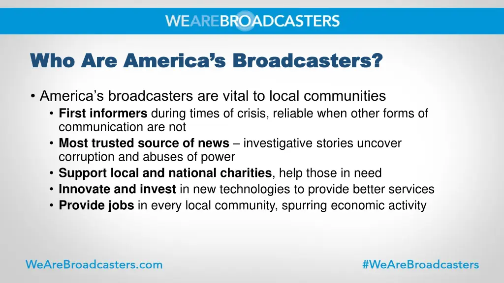 who are america s broadcasters who are america 2