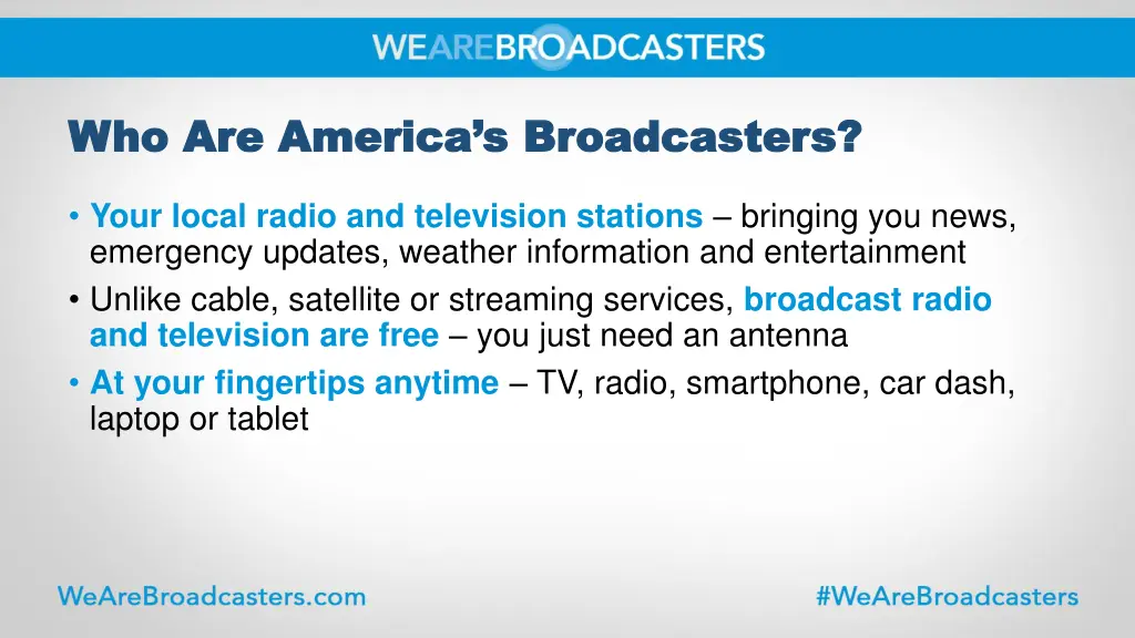 who are america s broadcasters who are america