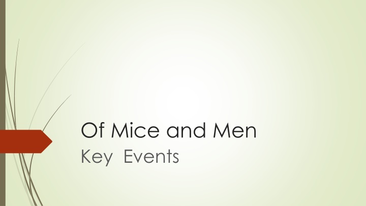 of mice and men key events