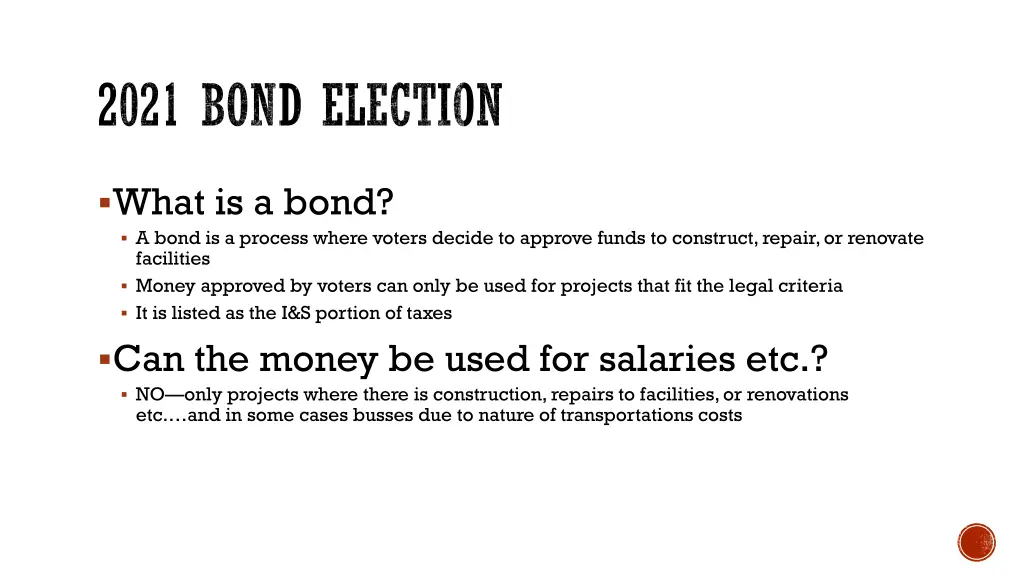 2021 bond election