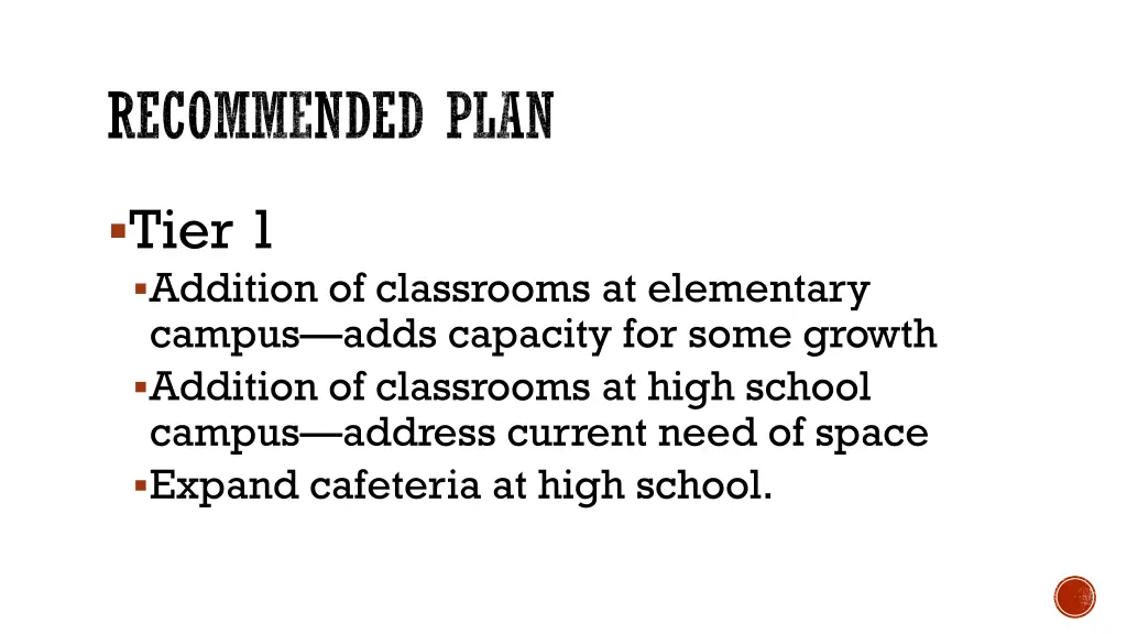 recommended plan 1