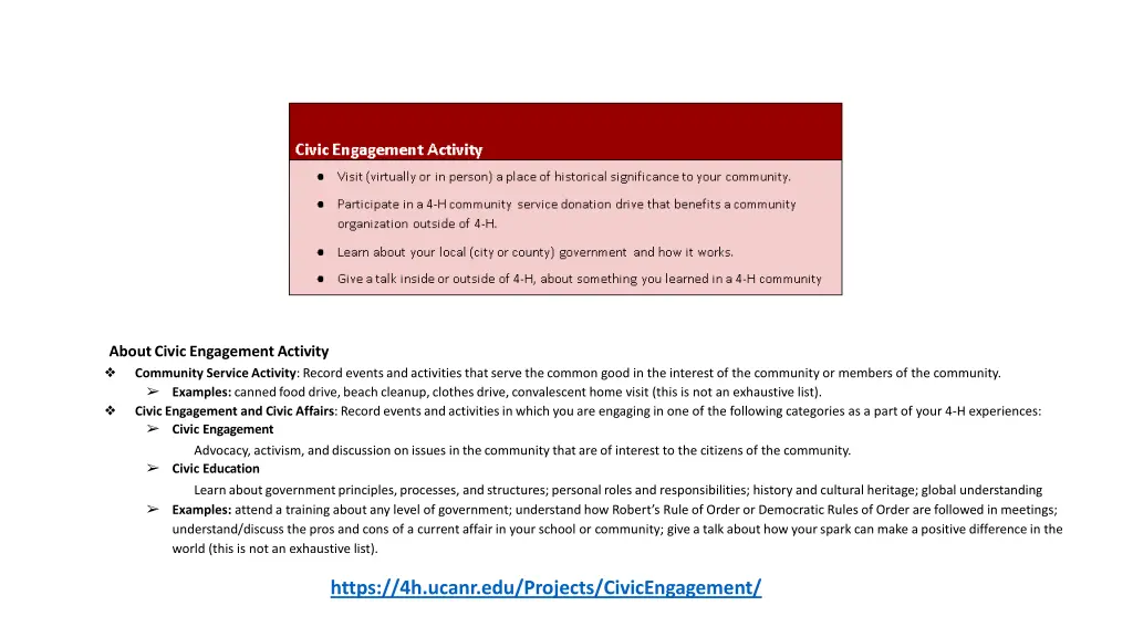 about civic engagement activity community service