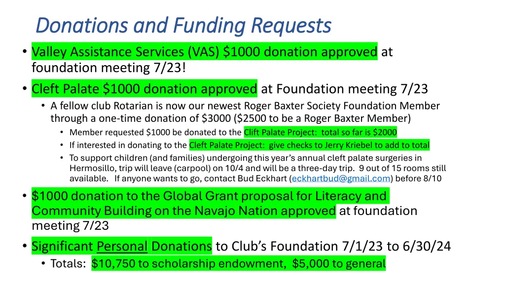 donations and funding requests donations 1