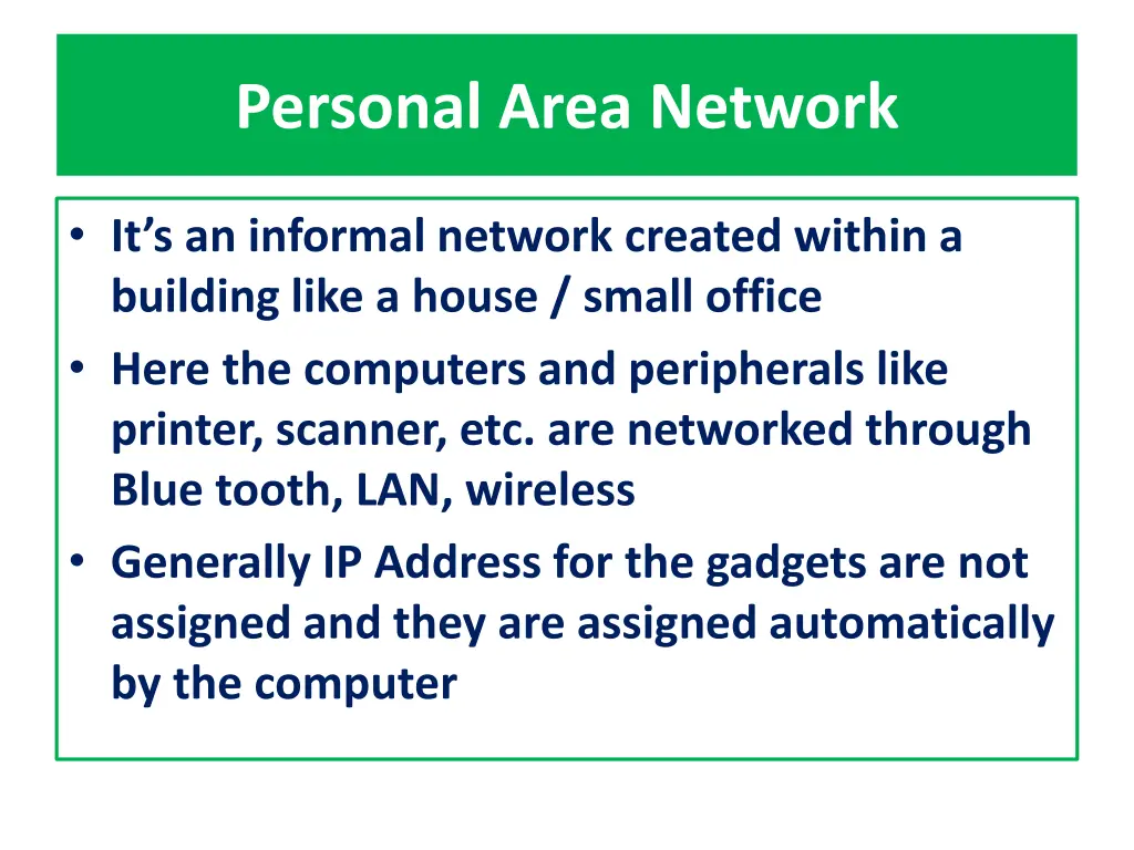 personal area network