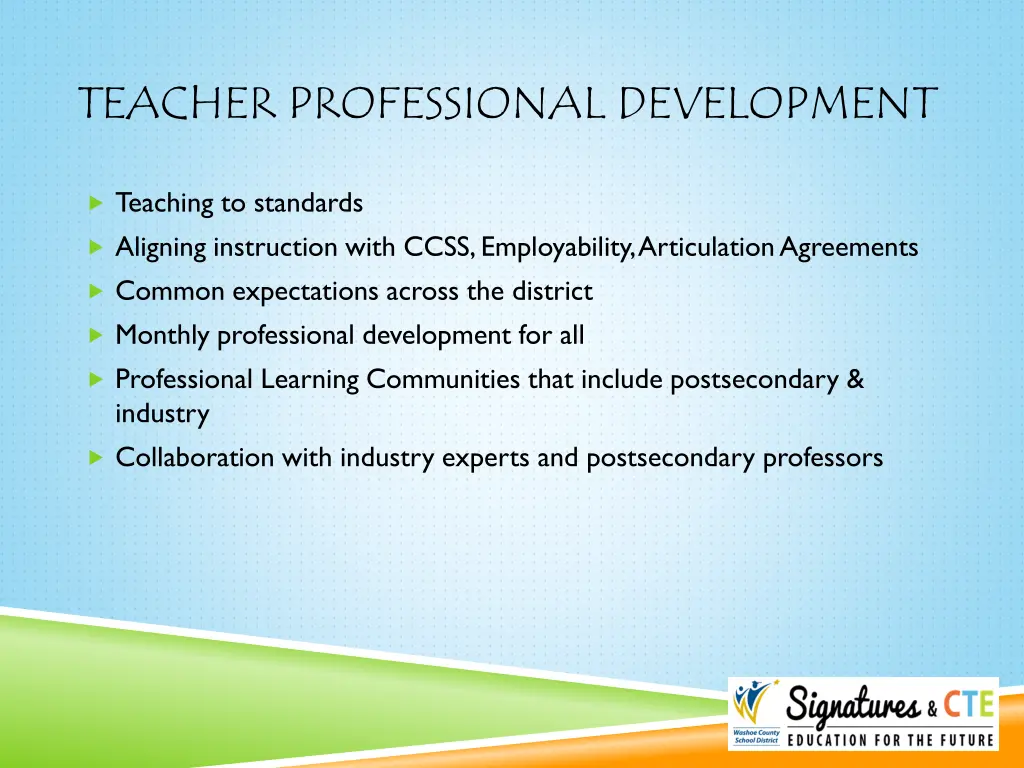 teacher professional development