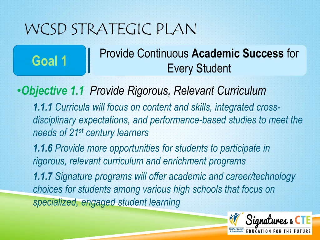 wcsd strategic plan