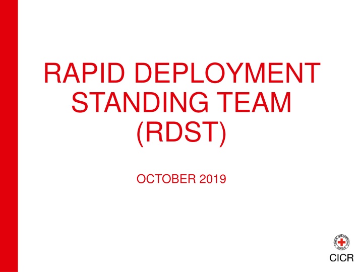 rapid deployment standing team rdst