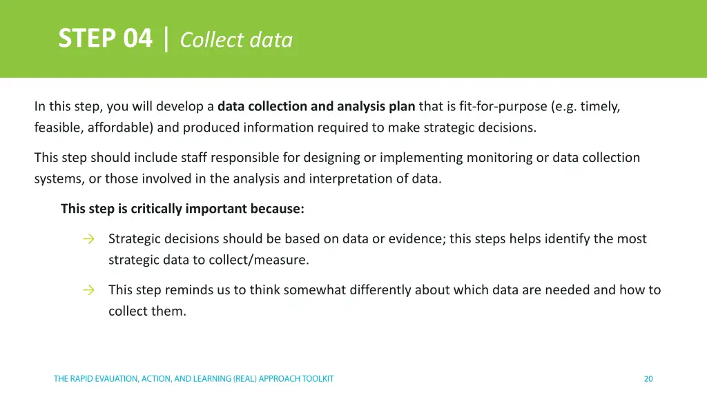 step 04 collect data