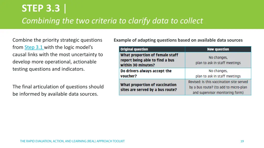 step 3 3 combining the two criteria to clarify