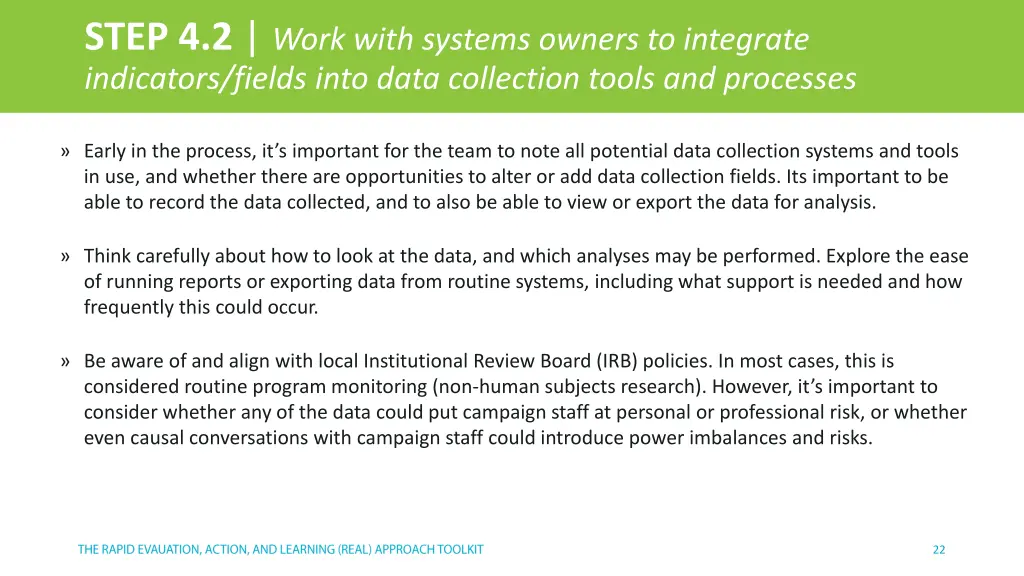 step 4 2 work with systems owners to integrate