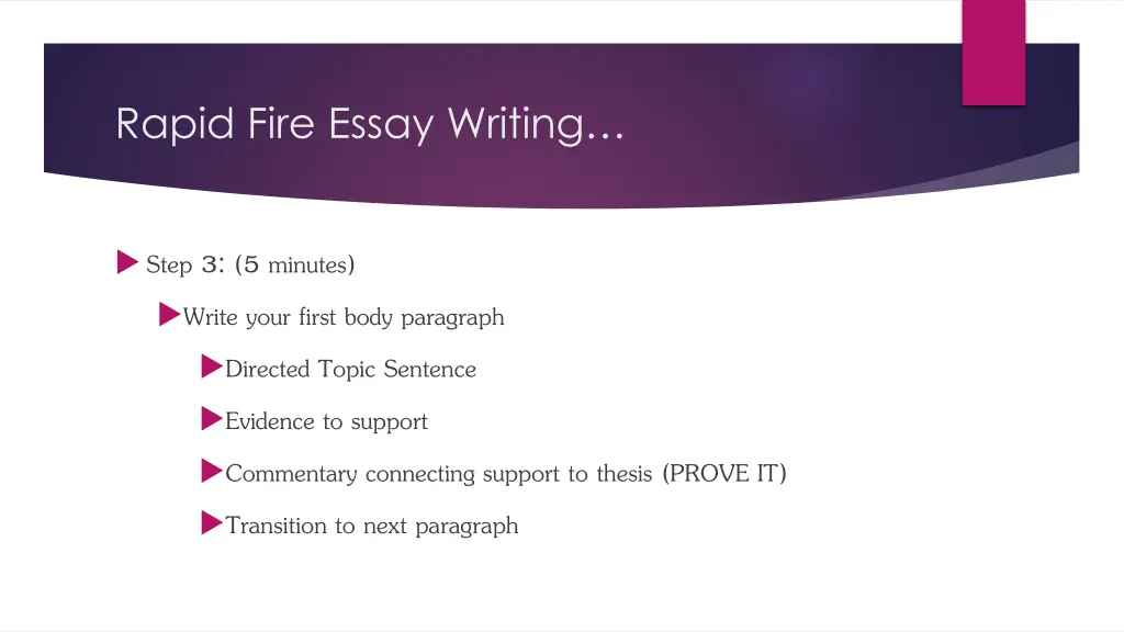 rapid fire essay writing 4