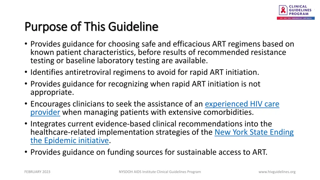 purpose of this guideline purpose of this