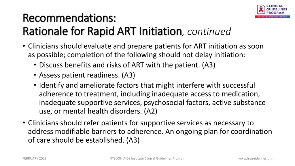 recommendations recommendations rationale 1