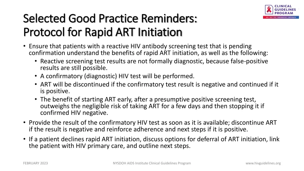 selected good practice reminders selected good